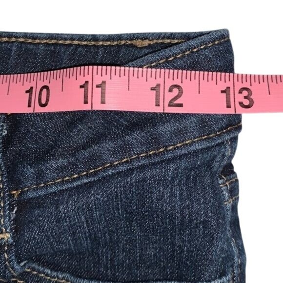 SO Girls Dark Wash Denim Bermuda Shorts Size 12 - Picture 4 of 6